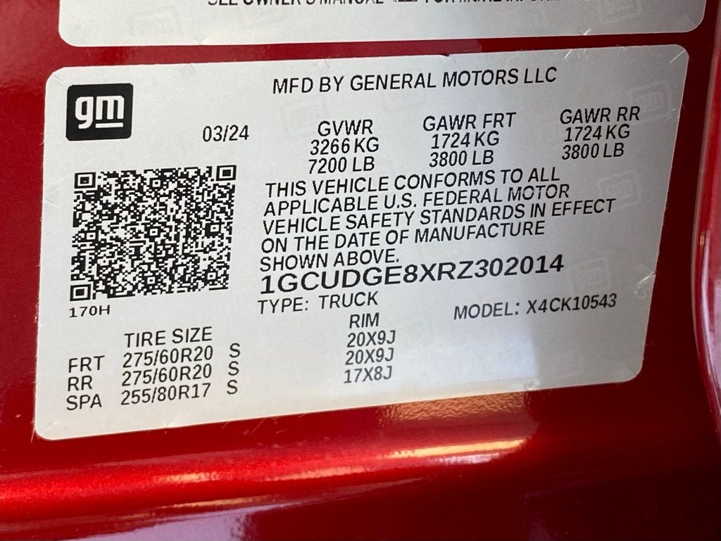 2024 Chevrolet Silverado 1500 LTZ