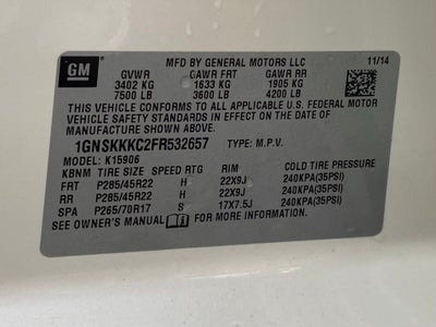 2015 Chevrolet Suburban LTZ