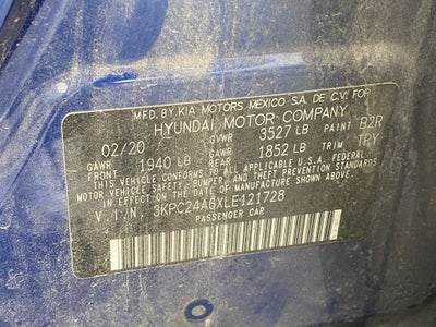 2020 Hyundai Accent SEL