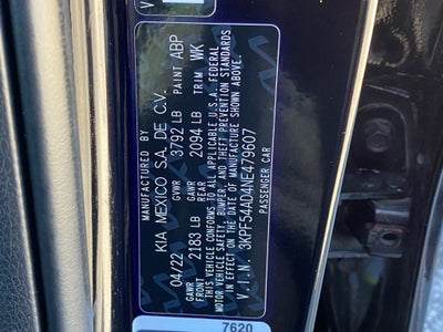 2022 Kia Forte GT-Line