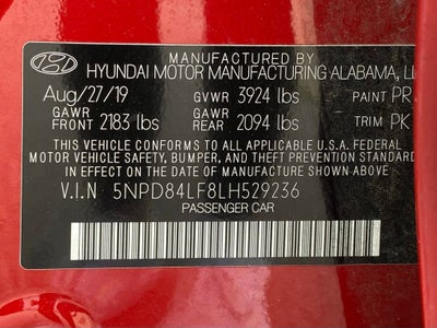 2020 Hyundai Elantra Limited