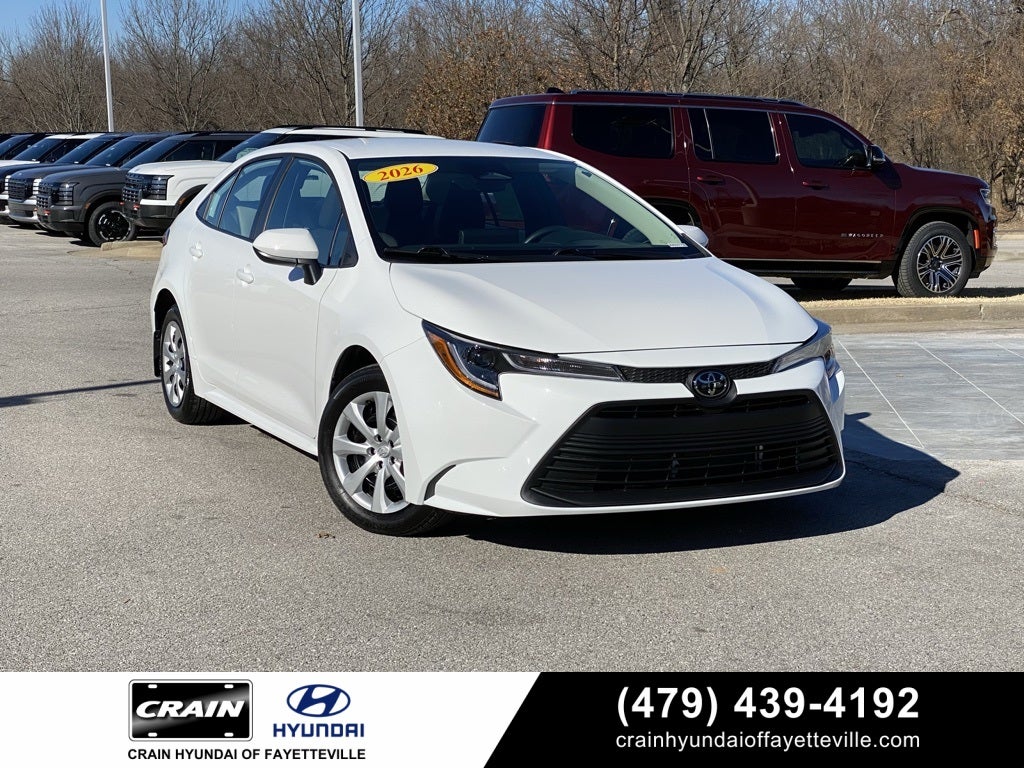 2026 Toyota Corolla LE UNDER 100 MILES!