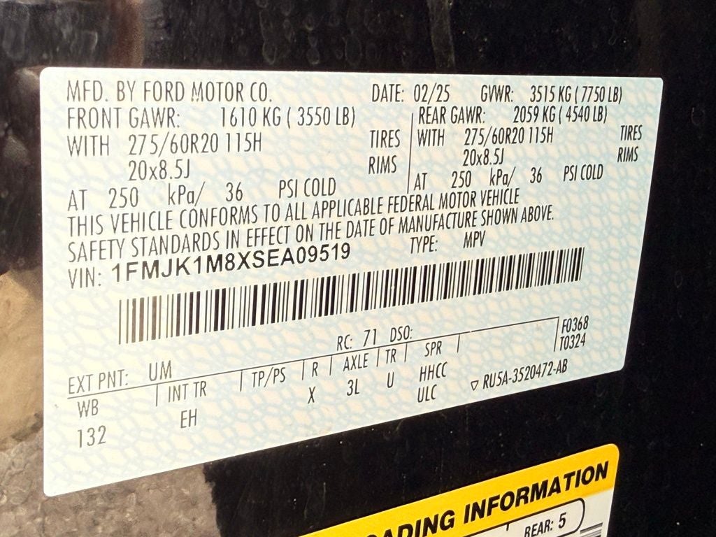 2025 Ford Expedition Max Platinum