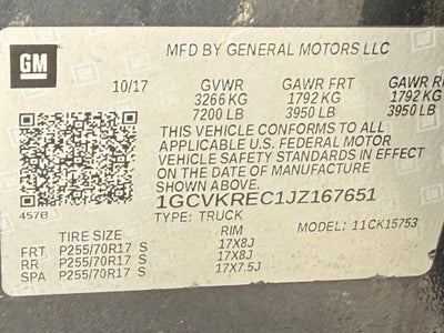 2018 Chevrolet Silverado 1500 LT LT1