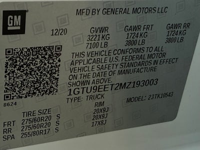 2021 GMC Sierra 1500 AT4