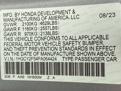 2023 Honda Accord Hybrid Sport ADAPTIVE CRUISE CONTROL