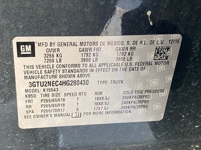 2017 GMC Sierra 1500 SLT