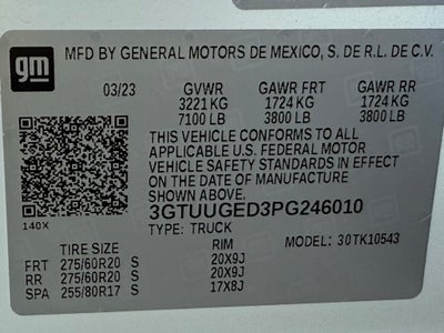 2023 GMC Sierra 1500 Denali V8 / 4x4 / 1-OWNER CLEAN CARFAX