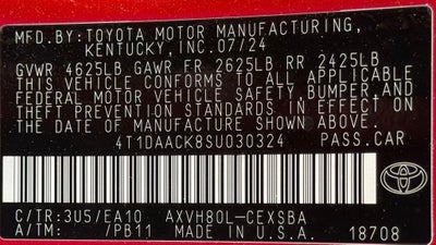 2025 Toyota Camry SE