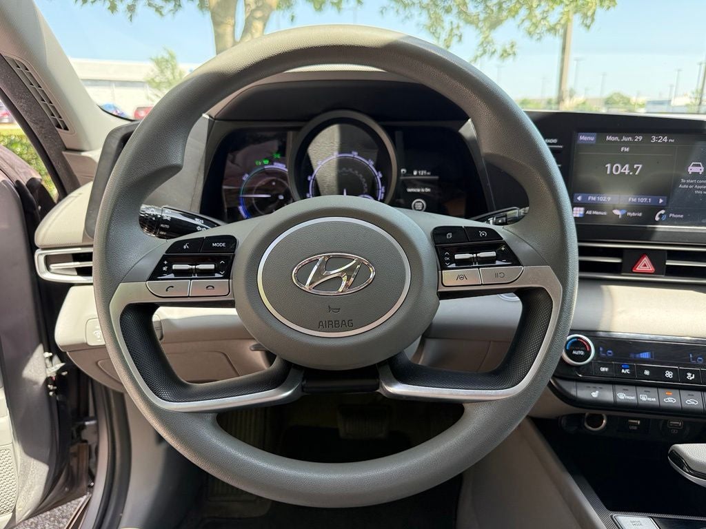 2023 Hyundai Elantra Hybrid Blue