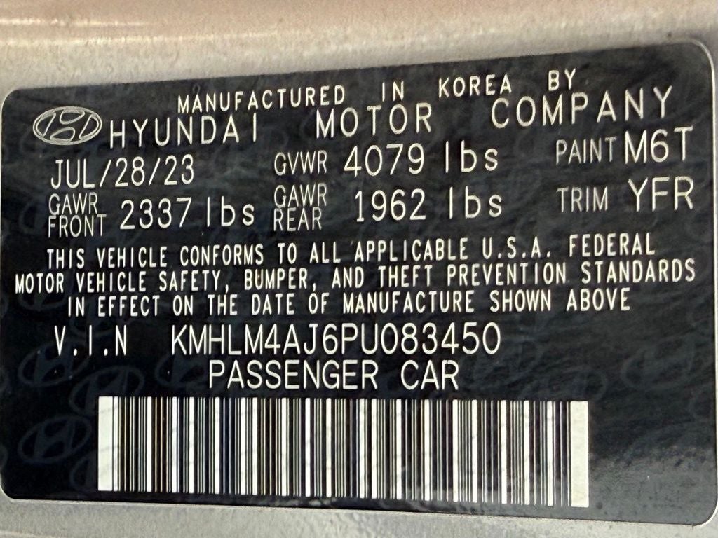 2023 Hyundai Elantra Hybrid Blue