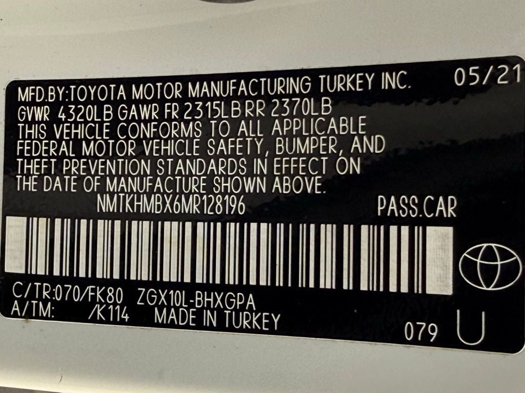 2021 Toyota C-HR XLE