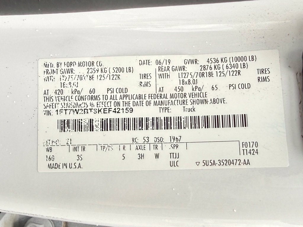 2019 Ford F-250SD XLT XLT VALUE PACKAGE, FX4