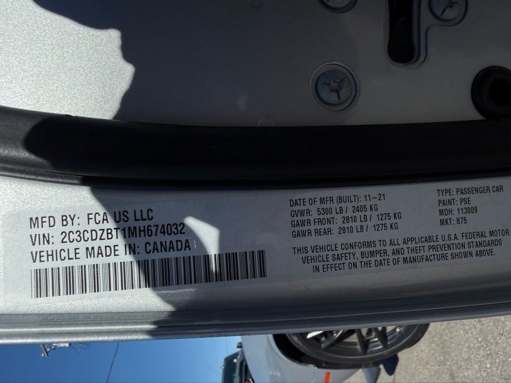 2021 Dodge Challenger R/T PERFORMANCE PACKAGE