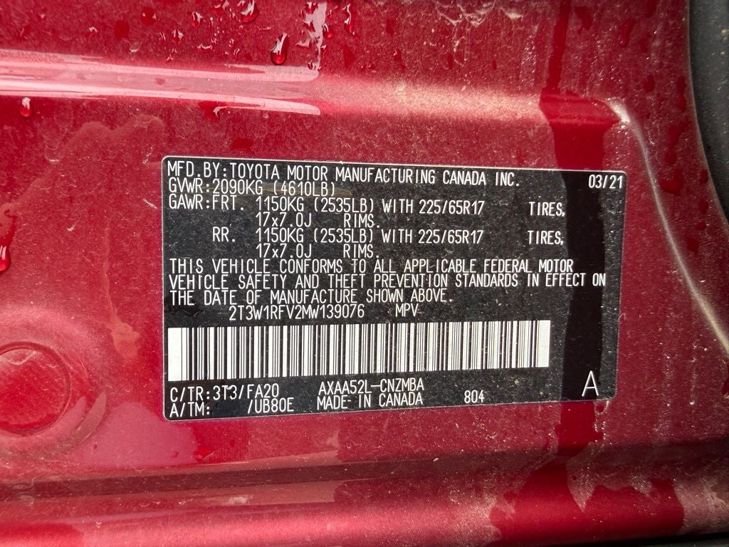 2021 Toyota RAV4 XLE