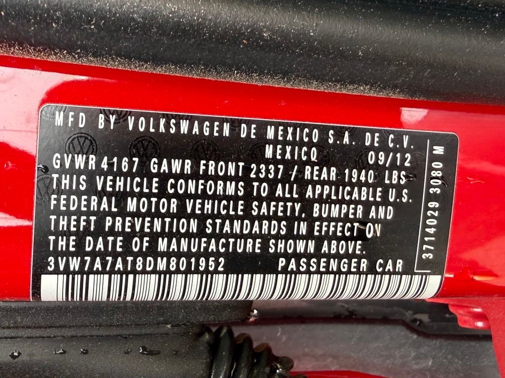 2013 Volkswagen Beetle 2.0 TSi