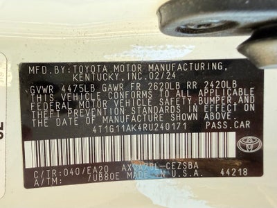 2024 Toyota Camry SE