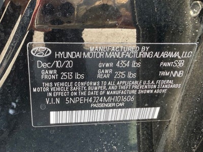 2021 Hyundai Sonata Limited