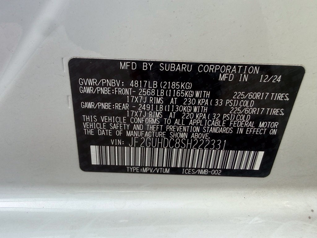 2025 Subaru Crosstrek Premium