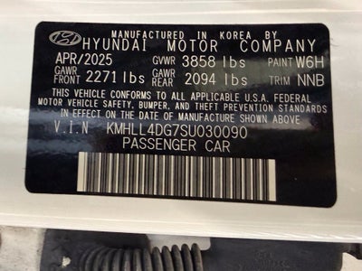 2025 Hyundai Elantra SE CPO Eligible