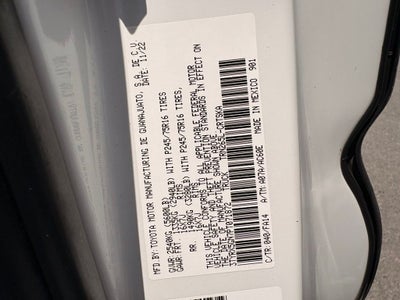 2023 Toyota Tacoma SR
