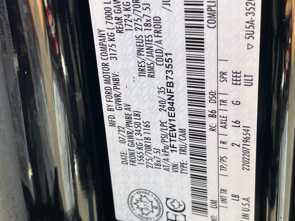 2022 Ford F-150 Lariat