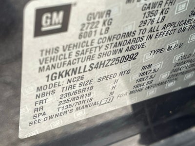 2017 GMC Acadia SLE-2