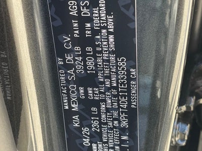 2026 Kia K4 LXS