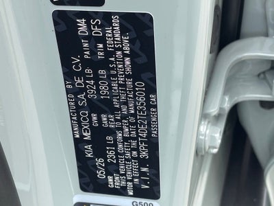 2026 Kia K4 LXS