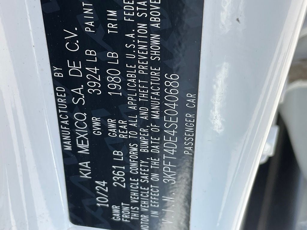 2025 Kia K4 LX