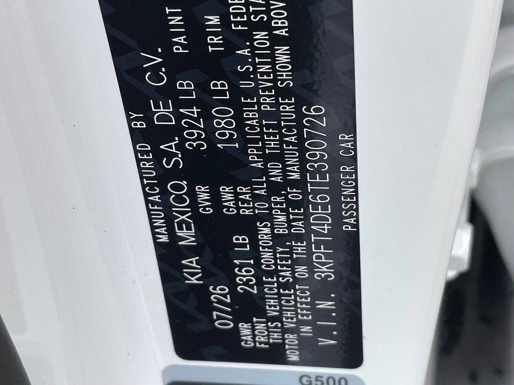 2026 Kia K4 LXS