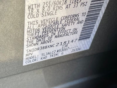 2022 Nissan Pathfinder SV