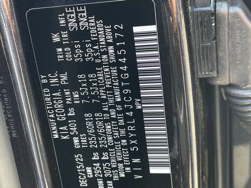 2026 Kia Sorento S
