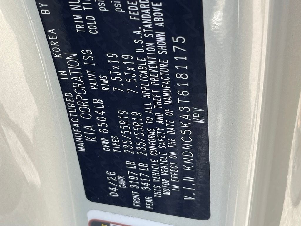2026 Kia Carnival Hybrid EX