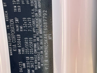 2026 Kia Carnival Hybrid EX