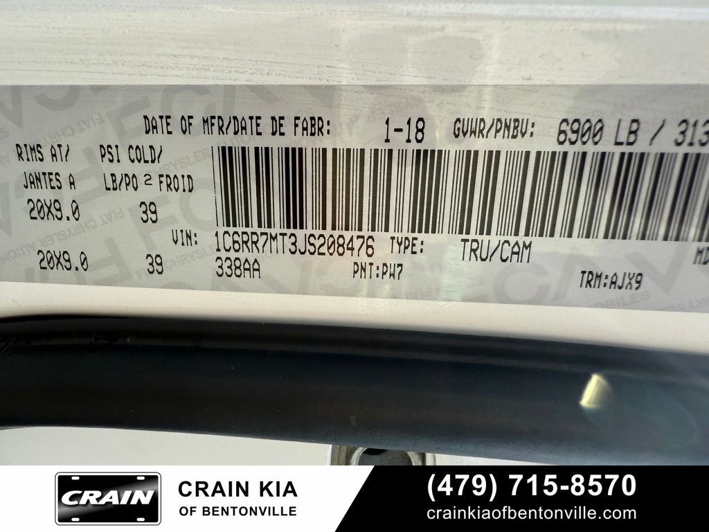 2018 RAM 1500 Sport - 4WD / CLEAN CARFAX