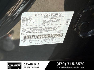 2023 Ford Explorer XLT - CLEAN CARFAX / ONE OWNER / 3RD ROW