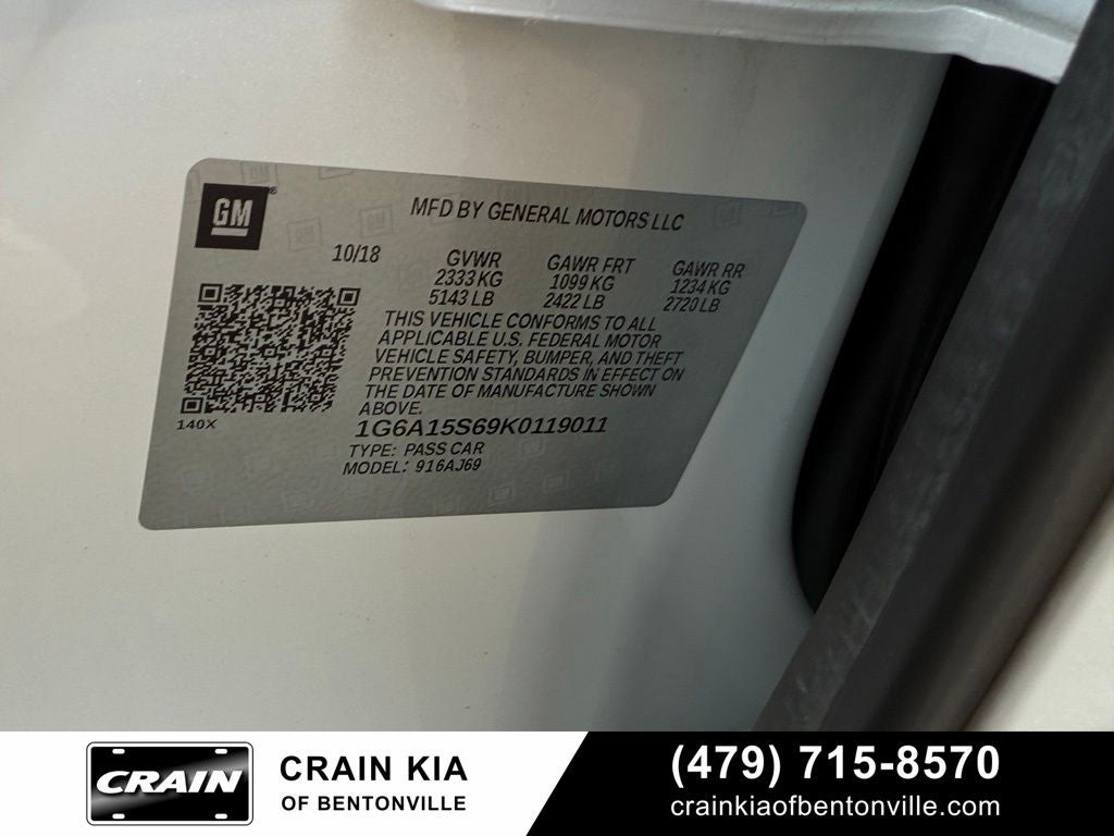 2019 Cadillac CTS-V Base - $107,215 MSRP / CLEAN CARFAX / SUNROOF