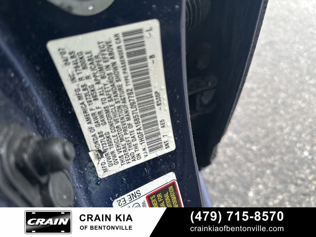 2007 Honda Civic EX - WHOLESALE / AS-IS