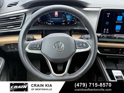 2024 Volkswagen Atlas Cross Sport 2.0T SE w/Technology - AWD / PANORAMIC SUNROOF / ONE OWNER