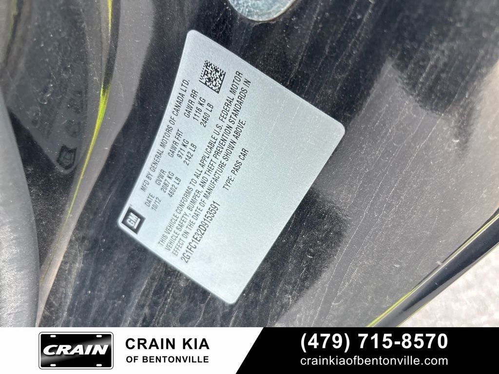 2013 Chevrolet Camaro 2LT