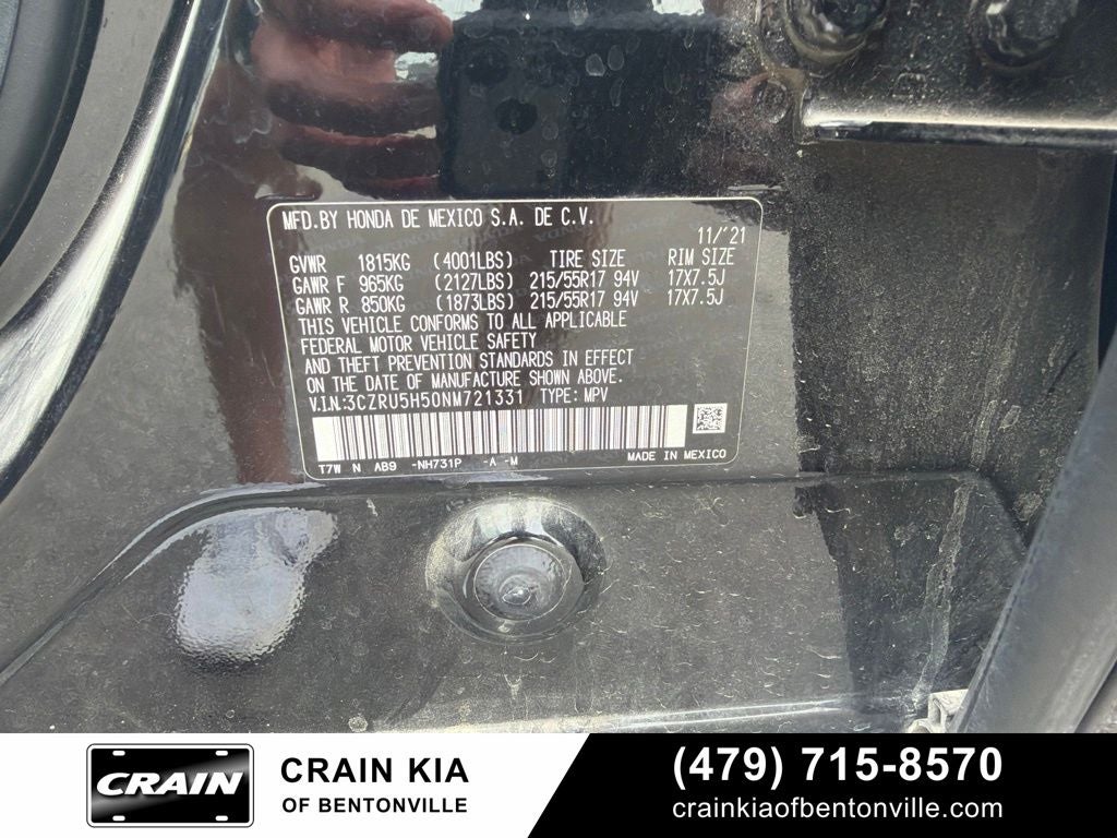 2022 Honda HR-V EX - SUNROOF / CARFAX ONE OWNER