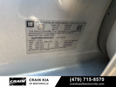 2017 Chevrolet Silverado 1500 LT - WHOLESALE / AS-IS / NEEDS TRANSMISSION