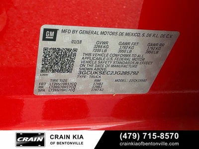 2018 Chevrolet Silverado 1500 LTZ 1LZ - 4WD / CLEAN CARFAX HISTORY