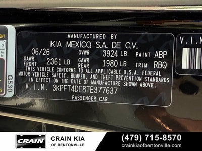 2026 Kia K4 LX