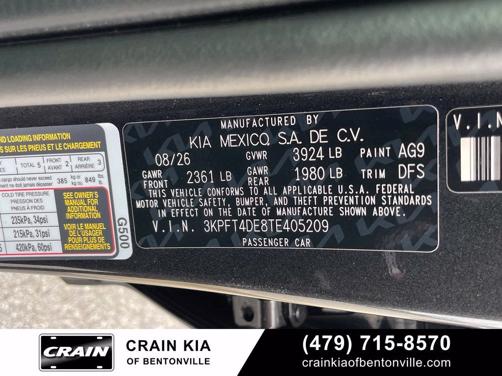 2026 Kia K4 LXS