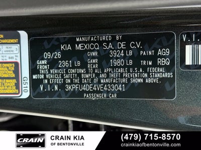 2027 Kia K4 EX