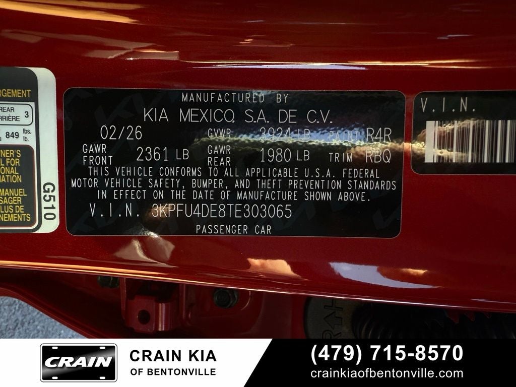 2026 Kia K4 EX