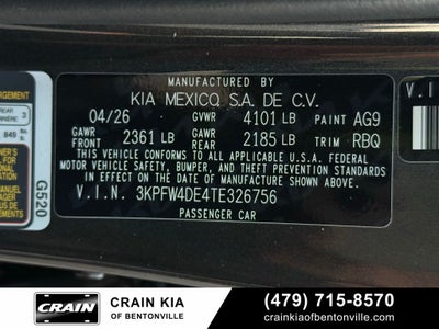 2026 Kia K4 GT-Line