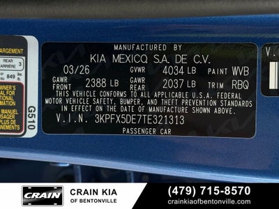 2026 Kia K4 EX